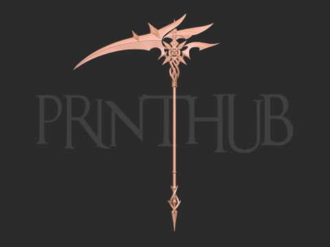 Genshin Impact Sickle The Knave weapon Modello di stampa 3D