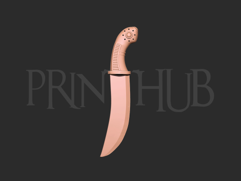 One piece ace dagger 3d print model Modello di stampa 3D