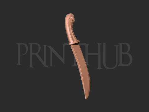 One piece ace dagger 3d print model Modello di stampa 3D
