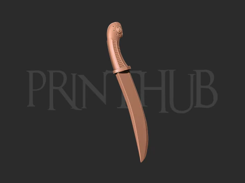 One piece ace dagger 3d print model 3D Print Model