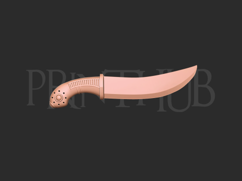 One piece ace dagger 3d print model Modello di stampa 3D