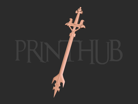 Voltron Blazing Sword 3d print model 3D Принт Модель