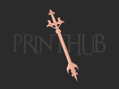 Voltron Blazing Sword 3d print model 3D-printmodel