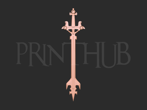 Voltron Blazing Sword 3d print model 3D-printmodel