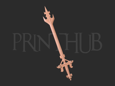Voltron Blazing Sword 3d print model 3D-printmodel
