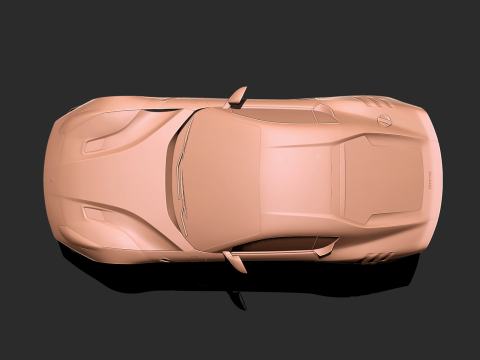 Ferrari F12 TDF 3d print model 3D-printmodel
