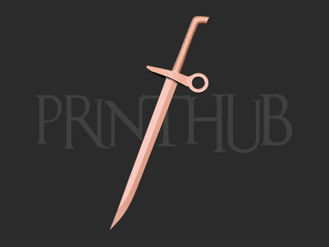 Chainsaw man Angel Devil Sword Cosplay 3D Print Model