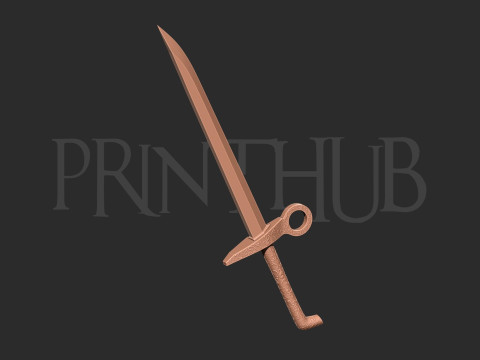 Chainsaw man Angel Devil Sword Cosplay 3D Print Model