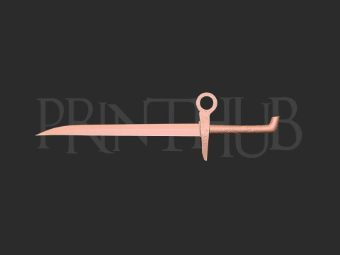 Chainsaw man Angel Devil Sword Cosplay 3D Print Model
