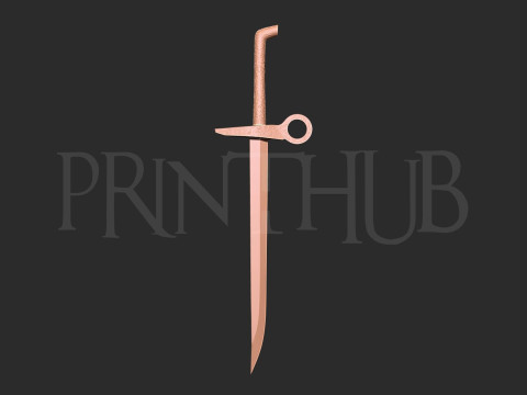 Chainsaw man Angel Devil Sword Cosplay 3D Print Model