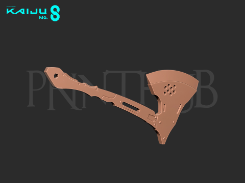 Kaiju No 8 - Kikoru Shinomiya Axe AX-0113 3Dプリントモデル