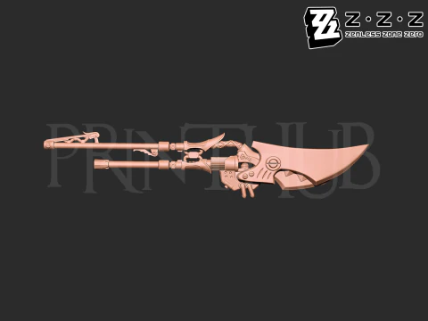 Ellen Joes shark blade from Zenless Zone Zero 3D Print Model