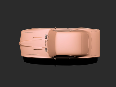 Pontiac Firebird 1967 3d print model Model do druku 3D