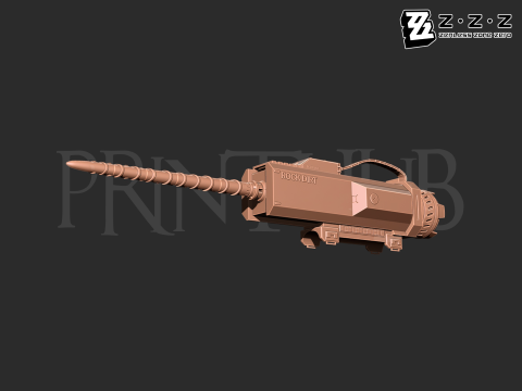 Anton Driller from Zenless Zone Zero for cosplay 3D Принт Модель