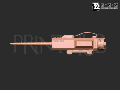 Anton Driller from Zenless Zone Zero for cosplay 3D Принт Модель