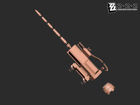 Anton Driller from Zenless Zone Zero for cosplay 3D Принт Модель