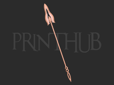 Asuka Langley Flare Spear Weapon 3d print model 3D प्रिंट मॉडल