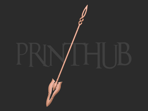 Asuka Langley Flare Spear Weapon 3d print model 3D 프린트 모델