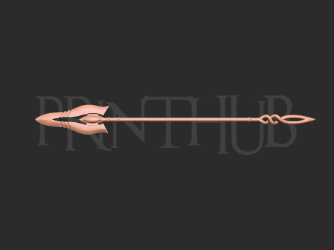 Asuka Langley Flare Spear Weapon 3d print model 3D 프린트 모델