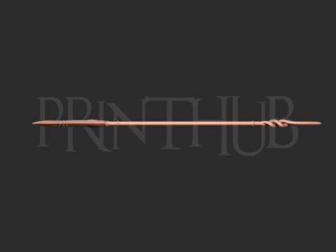 Asuka Langley Flare Spear Weapon 3d print model 3D 프린트 모델