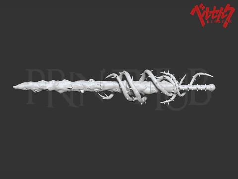 Skull Knight the Sword of Actuation from Berserk 3D Print Model