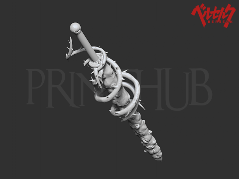 Skull Knight the Sword of Actuation from Berserk 3D 打印模型