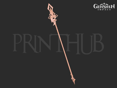 Zhongli Vortex Vanquisher - Genshin Impact Modello di stampa 3D