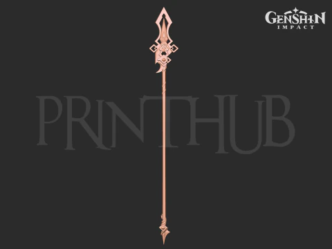 Zhongli Vortex Vanquisher - Genshin Impact 3D Print Model