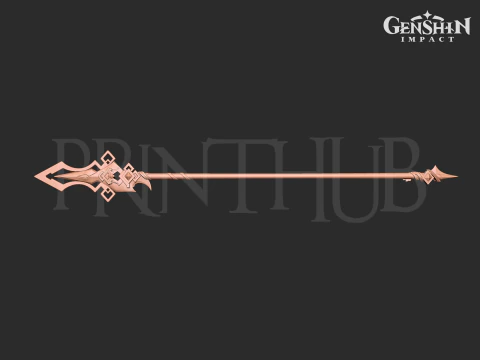 Zhongli Vortex Vanquisher - Genshin Impact 3D Print Model