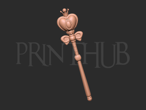 Sailor Moon Wand 2 3d print model 3D Принт Модель