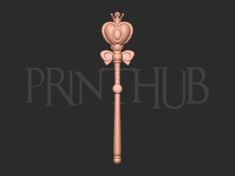 Sailor Moon Wand 2 3d print model 3Dプリントモデル