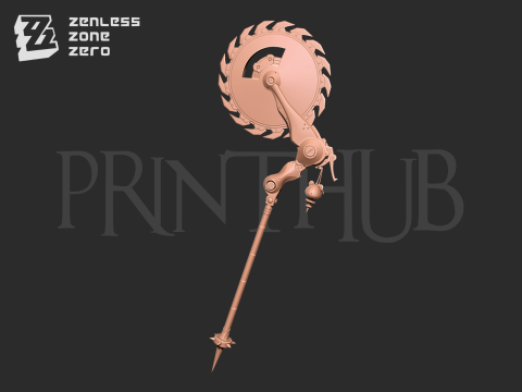 Corin Wickes - chainsaw Zenless Zone Zero cosplay 3D Принт Модель