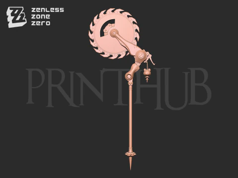 Corin Wickes - chainsaw Zenless Zone Zero cosplay 3D Print Model