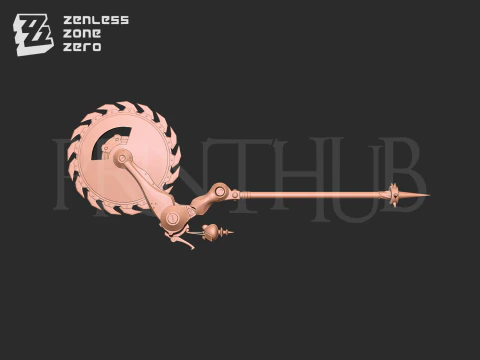 Corin Wickes - chainsaw Zenless Zone Zero cosplay 3D Print Model