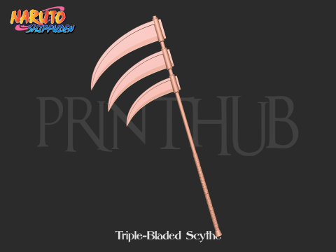 Naruto - Hidan scythe 3d print model 3D 打印模型