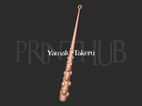 One piece - Yamato club Takeru for cosplay 3D 打印模型