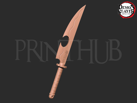 Demon Slayer Tengen Uzui Sword - Kimetsu No Yaiba Modello di stampa 3D