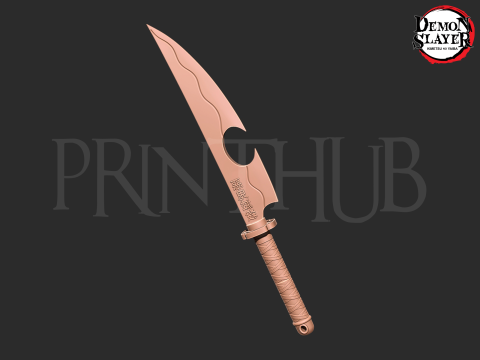 Demon Slayer Tengen Uzui Sword - Kimetsu No Yaiba Modello di stampa 3D