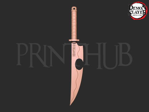 Demon Slayer Tengen Uzui Sword - Kimetsu No Yaiba Modello di stampa 3D