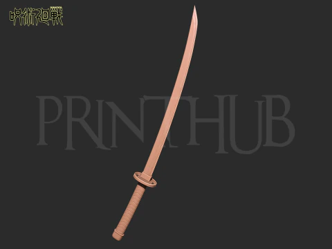 Yuta okkotsu Katana - Jujutsu Kaisen 3D Print Model