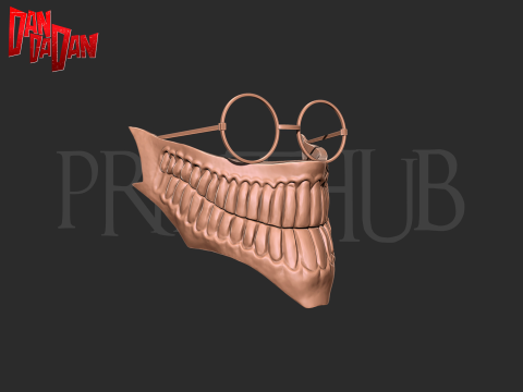 Dandadan Okarun High Quality Mask - Cosplay 3D-Druckmodell