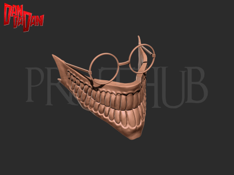 Dandadan Okarun High Quality Mask - Cosplay 3D-Druckmodell