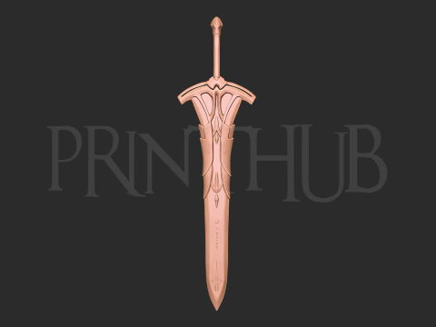 Clarent - Mordred sword 3d print model 3D Print Model