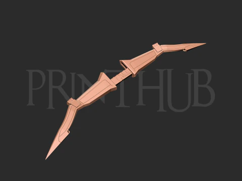 MMPR Pink Ranger Bow for cosplay 3D Print Model