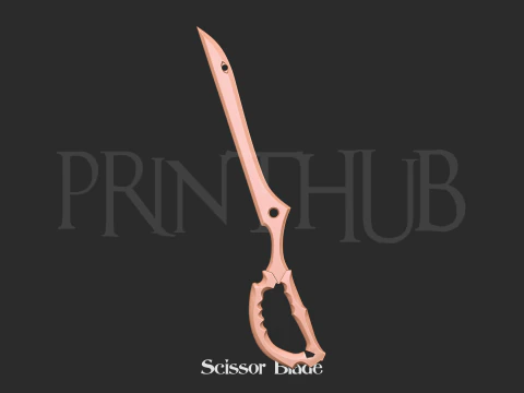 Scissor Blade Cosplay Kill la Kill 3d print model 3D Print Model