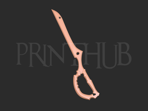 Scissor Blade Cosplay Kill la Kill 3d print model 3D Print Model