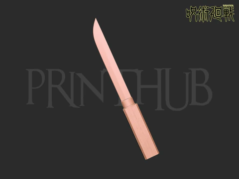 Tanto Knife - Naoyo Zenin Jujutsu Kaisen 3D Print Model