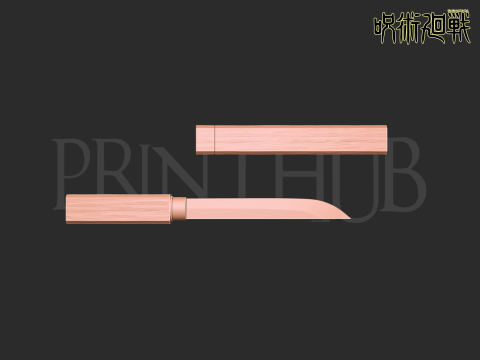 Tanto Knife - Naoyo Zenin Jujutsu Kaisen 3D Принт Модель