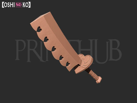 Oshi no ko - kana Arima Tokyo blade for cosplay 3D Print Model