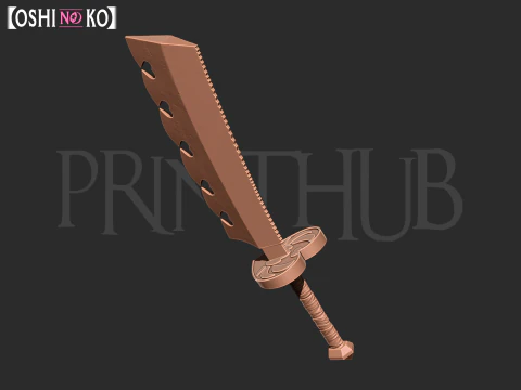 Oshi no ko - kana Arima Tokyo blade for cosplay 3D Print Model